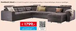 Woonsquare Hoekbank Island aanbieding