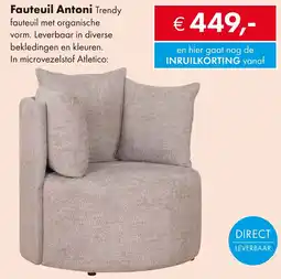 Woonsquare Fauteuil Antoni aanbieding