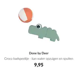 Babypark Done by Deer Croco badspeeltje aanbieding