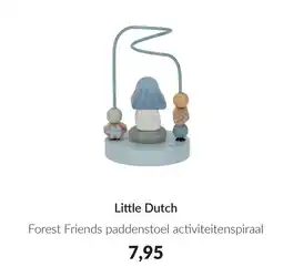 Babypark Little Dutch Forest Friends paddenstoel activiteitenspiraal aanbieding