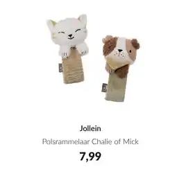 Babypark Jollein Polsrammelaar Chalie of Mick aanbieding