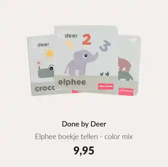 Babypark Done by Deer Elphee boekje tellen aanbieding