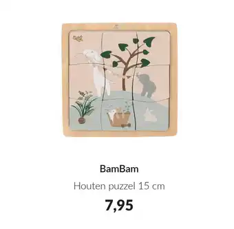 Babypark BamBam Houten puzzel aanbieding