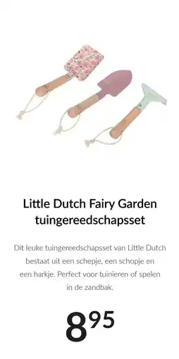 Babypark Little Dutch Fairy Garden tuingereedschapsset aanbieding