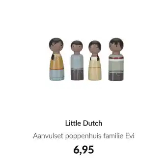 Babypark Little Dutch Aanvulset poppenhuis familie Evi aanbieding