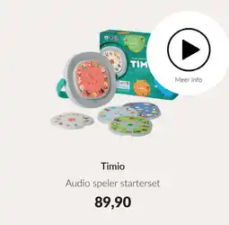 Babypark Timio Audio speler starterset aanbieding