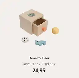 Babypark Done by Deer Nozo Hide & Find box aanbieding