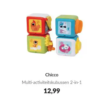 Babypark Chicco Multi-activiteitskubussen 2-in-1 aanbieding