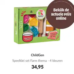 Babypark ChildGen Speelklei set Farm thema aanbieding