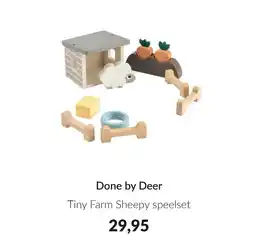 Babypark Done by Deer Tiny Farm Sheepy speelset aanbieding