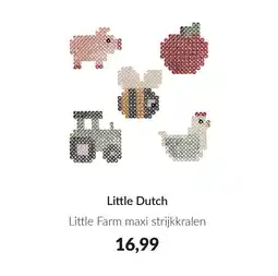 Babypark Little Dutch Little Farm maxi strijkkralen aanbieding