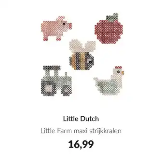 Babypark Little Dutch Little Farm maxi strijkkralen aanbieding