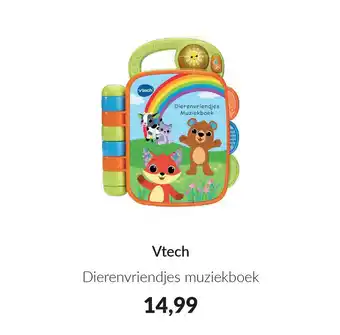 Babypark Vtech Dierenvriendjes muziekboek aanbieding