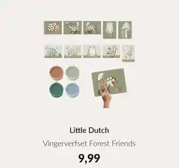 Babypark Little Dutch Vingerverfset Forest Friends aanbieding