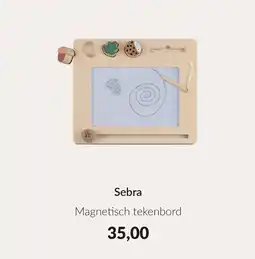 Babypark Sebra Magnetisch tekenbord aanbieding