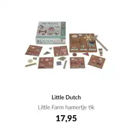 Babypark Little Dutch Little Farm hamertje tik aanbieding