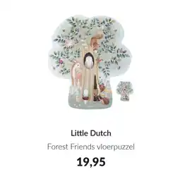 Babypark Little Dutch Forest Friends vloerpuzzel aanbieding
