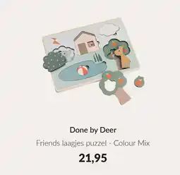 Babypark Done by Deer Friends laagjes puzzel aanbieding
