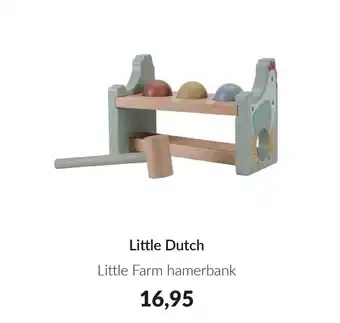Babypark Little Dutch Little Farm hamerbank aanbieding