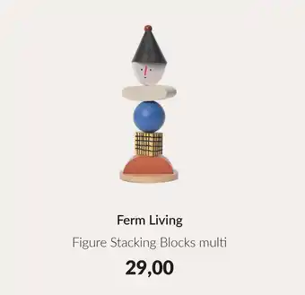 Babypark Ferm Living Figure Stacking Blocks multi aanbieding