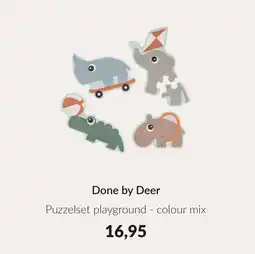 Babypark Done by Deer Puzzelset playground aanbieding