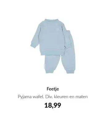 Babypark Feetje Pyjama wafel. aanbieding