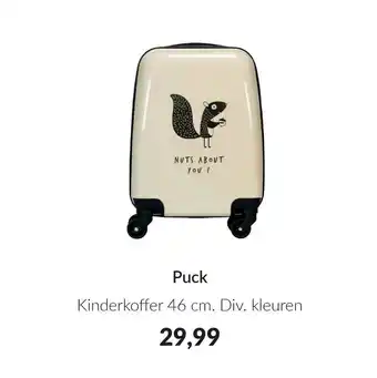 Babypark Puck Kinderkoffer aanbieding