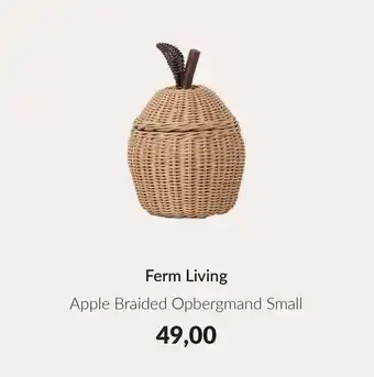 Babypark Ferm Living Apple Braided Opbergmand Small aanbieding