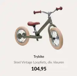 Babypark Trybike Steel Vintage Loopfiets aanbieding