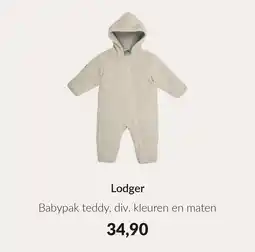 Babypark Lodger Babypak teddy aanbieding