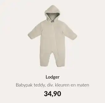 Babypark Lodger Babypak teddy aanbieding