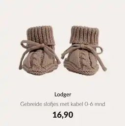 Babypark Lodger Gebreide slofjes aanbieding