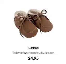 Babypark Kidslabel Teddy babyschoentjes aanbieding