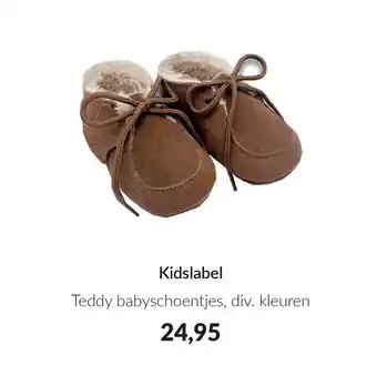 Babypark Kidslabel Teddy babyschoentjes aanbieding