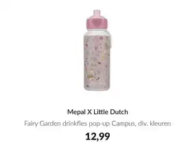 Babypark Mepal X Little Dutch Fairy Garden drinkfles pop-up Campus aanbieding