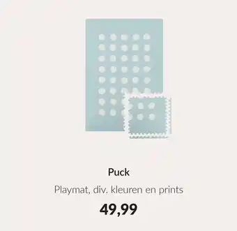 Babypark Puck Playmat aanbieding