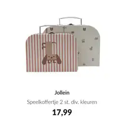 Babypark Jollein Speelkoffertje aanbieding