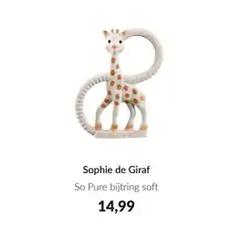 Babypark Sophie de Giraf So Pure bijtring soft aanbieding