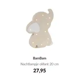 Babypark BamBam Nachtlampje olifant aanbieding