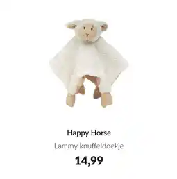 Babypark Happy Horse Lammy knuffeldoekje aanbieding