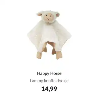 Babypark Happy Horse Lammy knuffeldoekje aanbieding