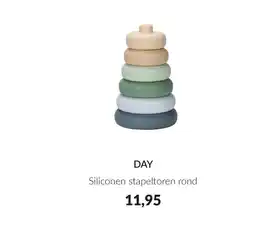 Babypark DAY Siliconen stapeltoren rond aanbieding