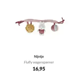 Babypark Nijntje Fluffy wagenspanner aanbieding