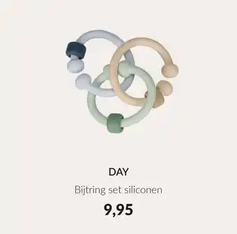 Babypark DAY Bijtring set siliconen aanbieding