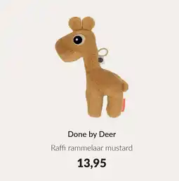 Babypark Done by Deer Raffi rammelaar mustard aanbieding