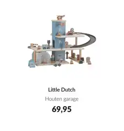Babypark Little Dutch Houten garage aanbieding