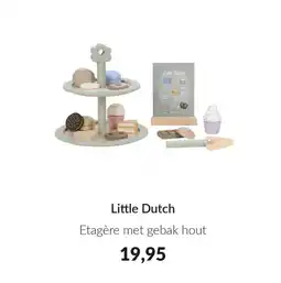 Babypark Little Dutch Etagère met gebak hout aanbieding