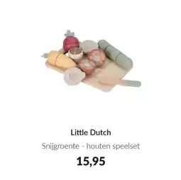 Babypark Little Dutch Snijgroente - houten speelset aanbieding