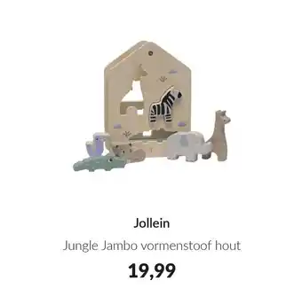 Babypark Jollein Jungle Jambo vormenstoof hout aanbieding