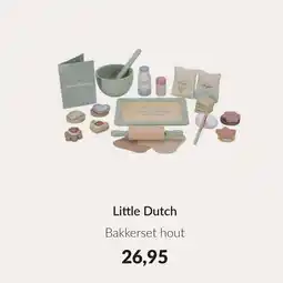 Babypark Little Dutch Bakkerset hout aanbieding